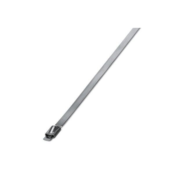 Phoenix Contact Cable Tie, 679 mm L, Silver, 304 Stainless Steel, 890 N Strength - 3240812