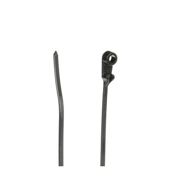 Ty-Rap Cable Tie, 4 in L, 5/8 in Max Bundle Dia., Black, Nylon 6/6, 18 lb Strength, 1000 PK - TY33MX