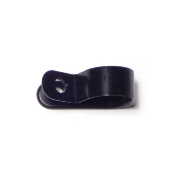 Midwest Fastener Cable Clip, Nylon, Black, 3/8 in L, 15 PK - 64226
