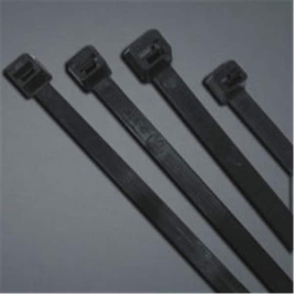 Gizmo 12 in. UV Stabilized Cable Ties, 120 lbs Tensile Strength - UV Black - GI432696