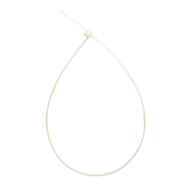 South Main Hardware Cable Tie, 15 in L, Natural, 50 lb Strength, 100 PK - 222029