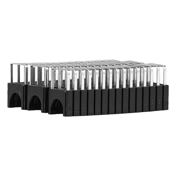Jonard Tools Insulated Cable Staple, Plastic, Steel, 5/16 in Bundle Dia., Black, 1/4 in L - STG-1456I