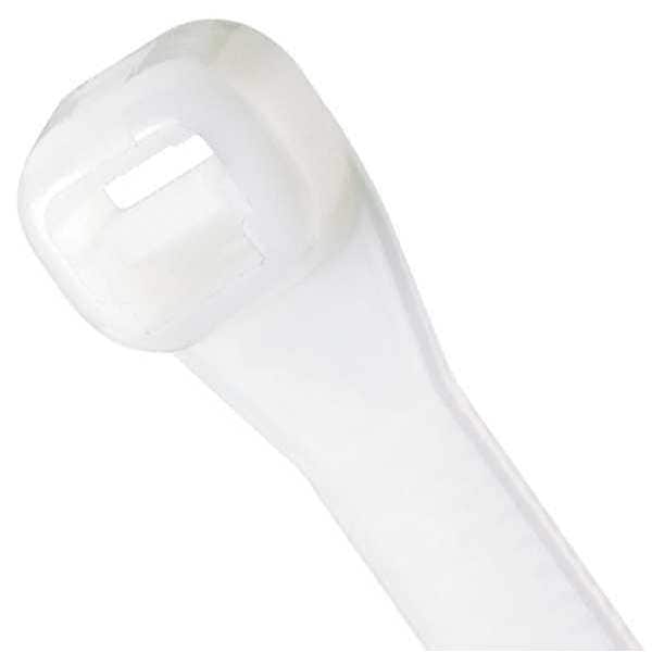 Panduit Cable Tie, 15-1/2 in L, 4-1/4 in Max Bundle Dia., Natural, Nylon, 120 lb Strength, 25 PK - SG350LHG-Q