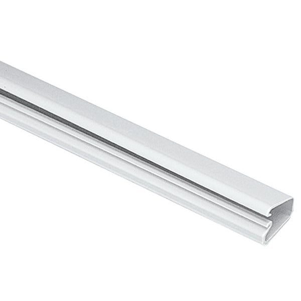 Panduit Base Raceway, LD3 Series, 1 Channel, 0.77 in W, 0.46 in H, 6 ft L, Ivory, 6 PK - LD3EI6-A