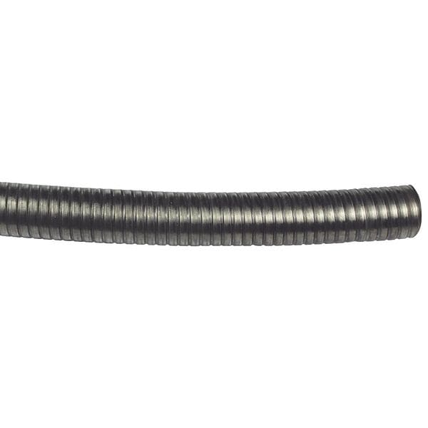 Calbrite Liquid-Tight Metal Conduit, 3/4 in Trade Size, 25 ft, 6 in Bend, 316 Stainless Steel, Silver - S60700CTCC
