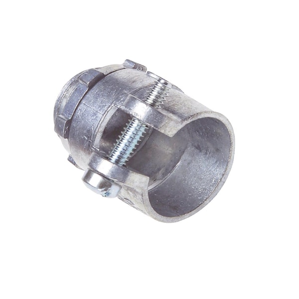 Gampak Conduit Fitting Connector, Push-On, Die Cast Zinc, Red - 49408