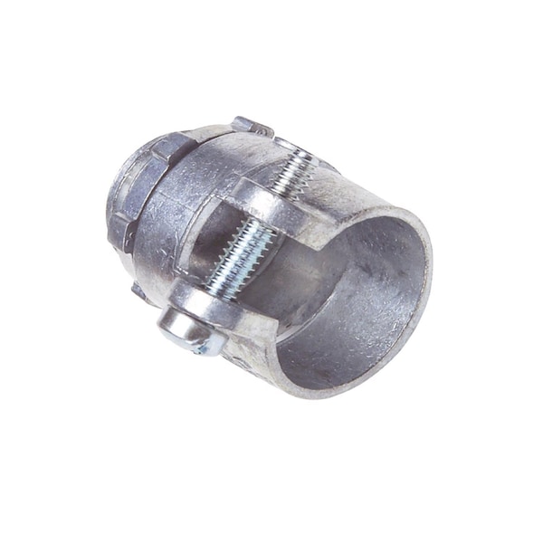 Gampak Conduit Fitting Connector, Push-On, Die Cast Zinc, Red - 49407