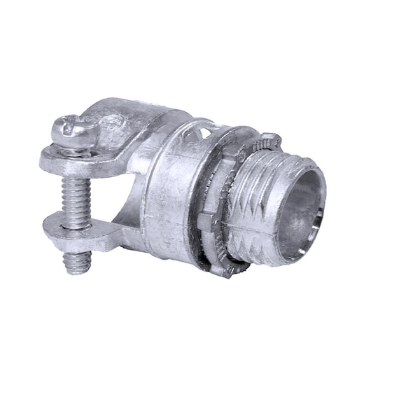 Gampak Conduit Fitting Connector, Push-On, Die Cast Zinc, Red - 49407