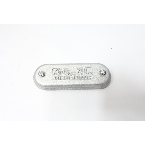 Crouse Hinds OBROUND BOX OF 20 COVER FOR FORM 7 BODY CONDUIT PARTS AND ACCESSORY, 20PK - 270F