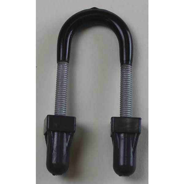 Calbond Conduit Fitting U-Bolt, 1 in, PVC, PVC Coated, Black - PV1000UB00