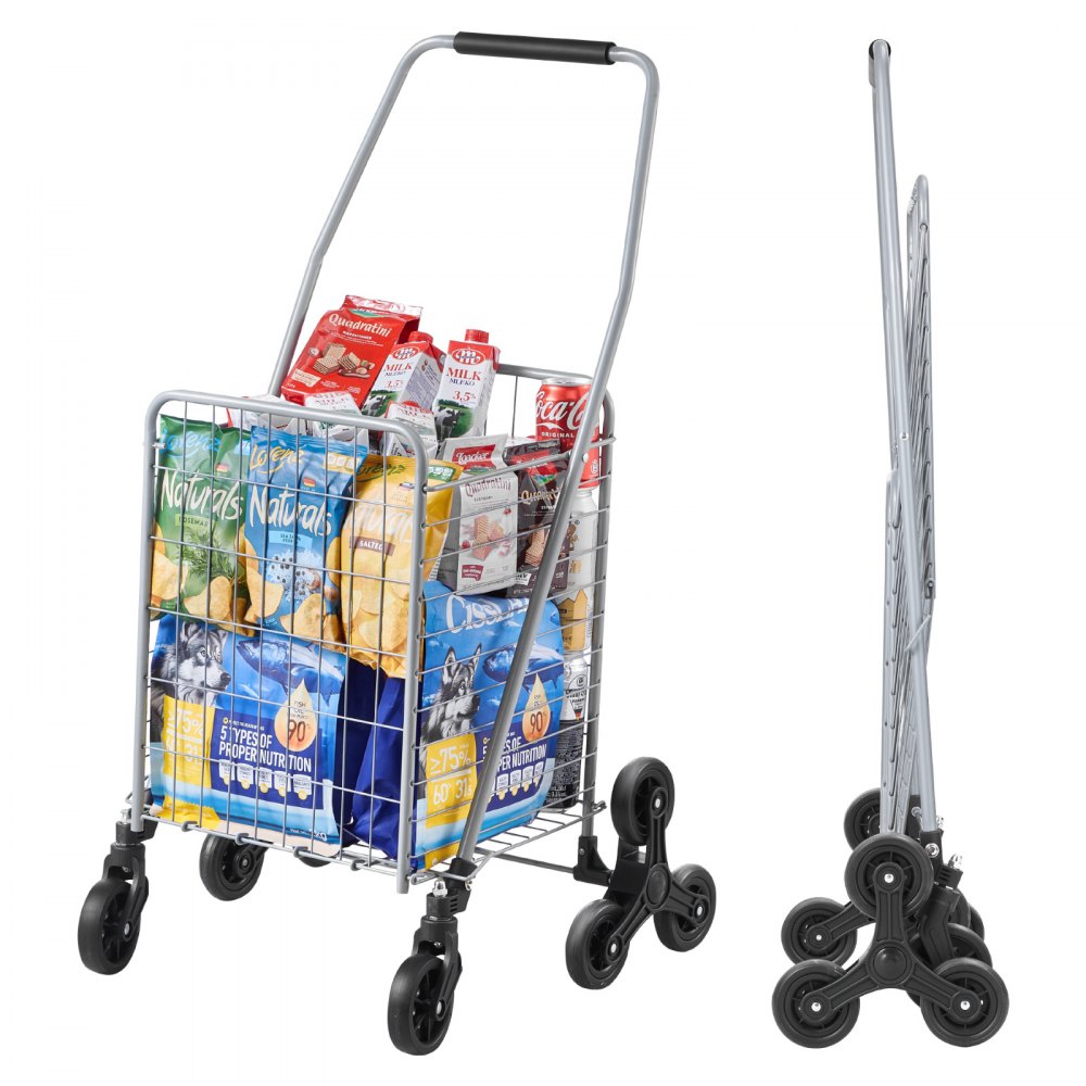 Stair Climbing Cart Foldable Shopping Cart 45L with Stair Climbing Wheels - ZHKPLCYS88LBXON3PV0