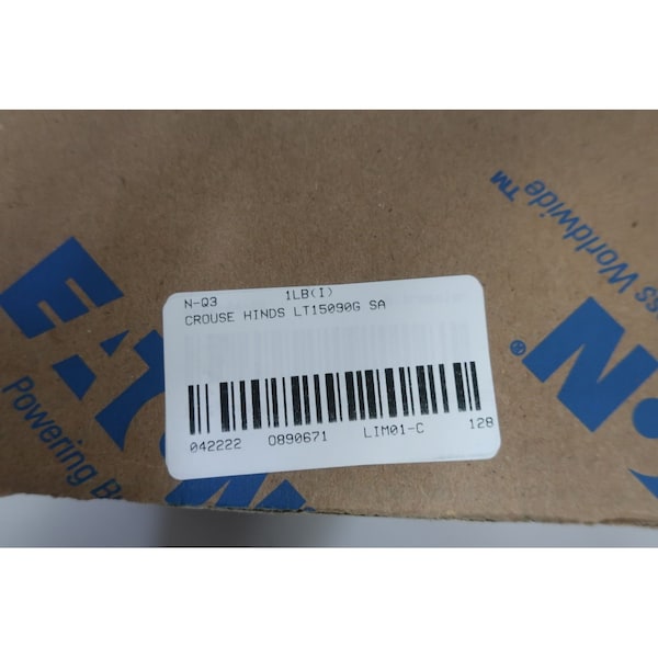 Crouse Hinds Conduit Fitting Connector, 1-1/2 in, Liquid-Tight, Aluminum - LT15090G SA