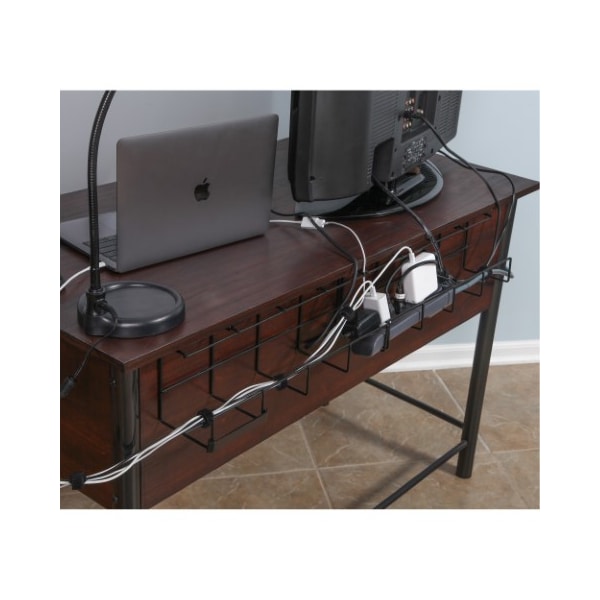 Fleming Supply Fleming Supply Wire Organizer Tray- Set of Two 16 inch Cable Raceways for Office Cord Management - 555831HML