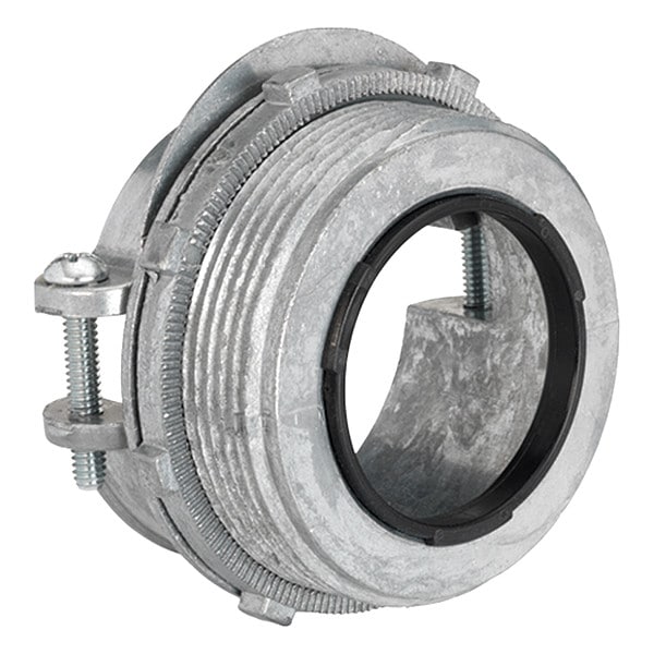 Bridgeport Fittings Flexible MC Connector, 3/8 in, Push-On, Die Cast Zinc - 685-DCI2