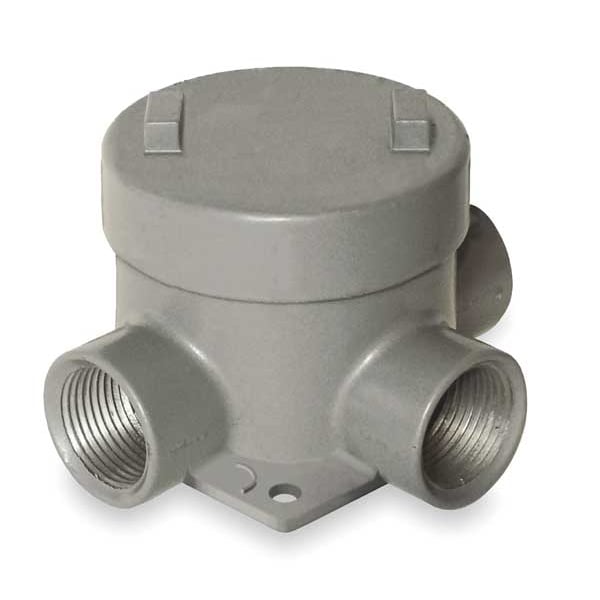 Hubbell Killark Conduit Outlet Body, Aluminum, T - GEBT-2
