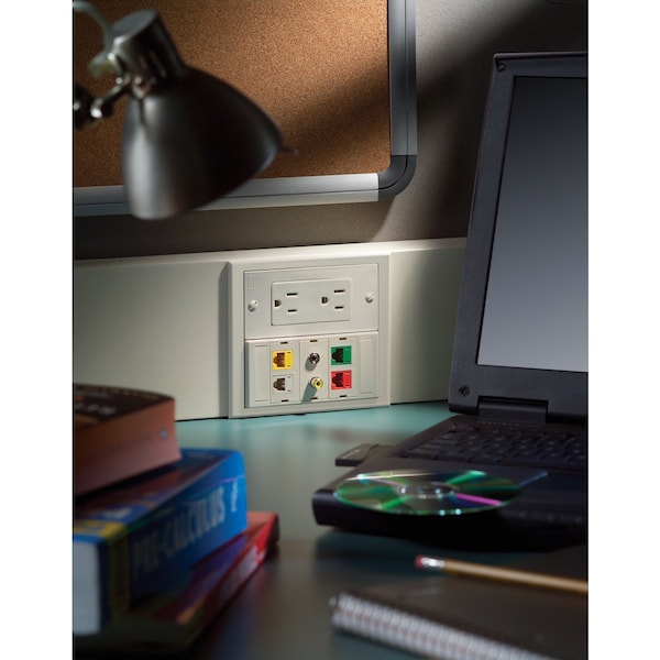 Hubbell Wiring Device-Kellems Base, Ivory, Steel, Bases - HBL4750B10IV