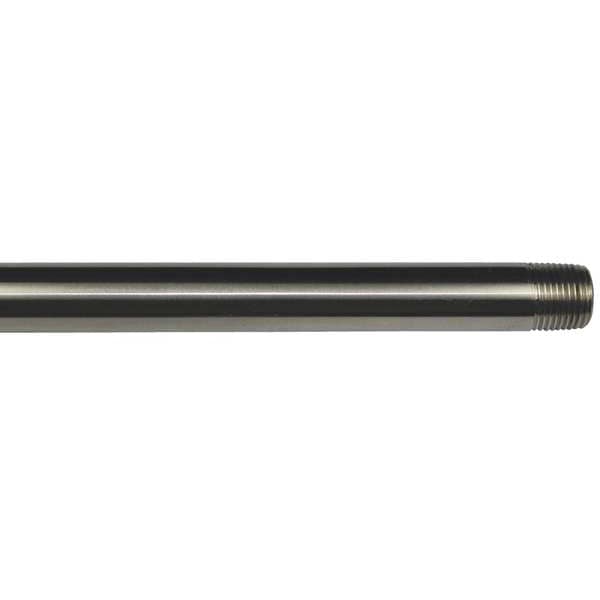 Calbrite IMC Metallic Conduit, 1/2 in Trade Size, 10 ft, 304 Stainless Steel, Polished, Gray - S50510CTWT