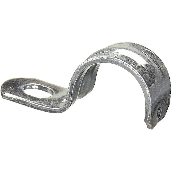 Halex Strap, Conduit; EMT Use, 3/4 in, Steel, Galvanized - 61507B