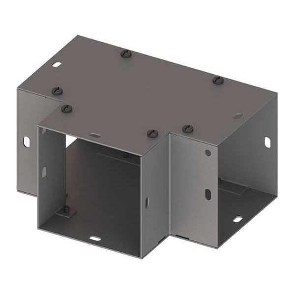 Nvent Hoffman Wireway Tee, 1 Type, NEMA 1 Rating, Steel, Painted - F44GT