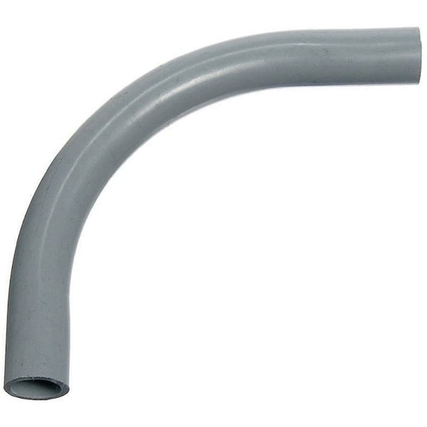 Carlon Conduit Fitting 40 Deg Elbow, 2-1/2 in, PVC, PVC Coated, Gray - UA9DK