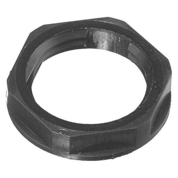 Hubbell Wiring Device-Kellems Conduit Fitting Locknut, Black - 31622001LPK50