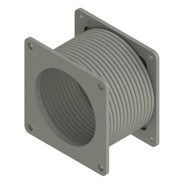 Nvent Hoffman Wireway Flexible Fitting, 12 Type, NEMA 12 Rating, Steel, Painted - F44WFF