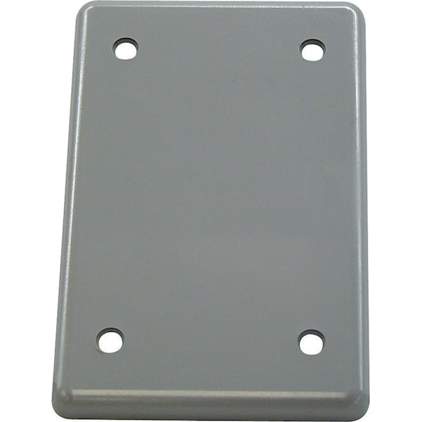 Abb Cantex Rectangle PVC 1 gang 4-3/4 in. H X 3 in. W Box Cover - 5133362B