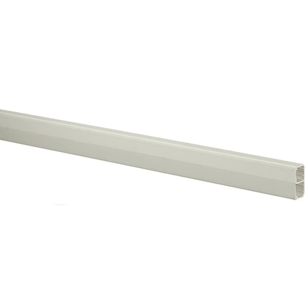 Hubbell Wiring Device-Kellems Base & Cover Raceway, PW2 Series, 2 Channel, 2-1/8 in W, 1-1/16 in H, 7 ft L, White - PW2ABC7
