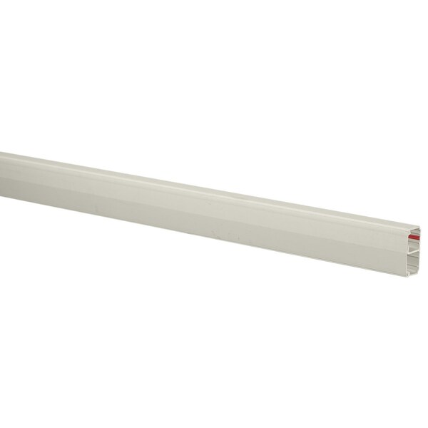 Hubbell Wiring Device-Kellems Base & Cover Raceway, PW2 Series, 2 Channel, 2-1/8 in W, 1-1/16 in H, 7 ft L, White - PW2ABC7