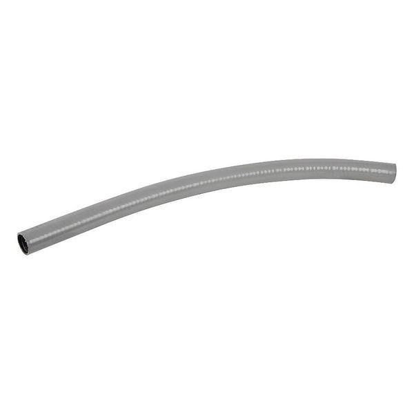 Calbrite Liquid-Tight Metal Conduit, 1 in Trade Size, 25 ft, 10 in Bend, 316 Stainless Steel, Gray - S61000CTFC