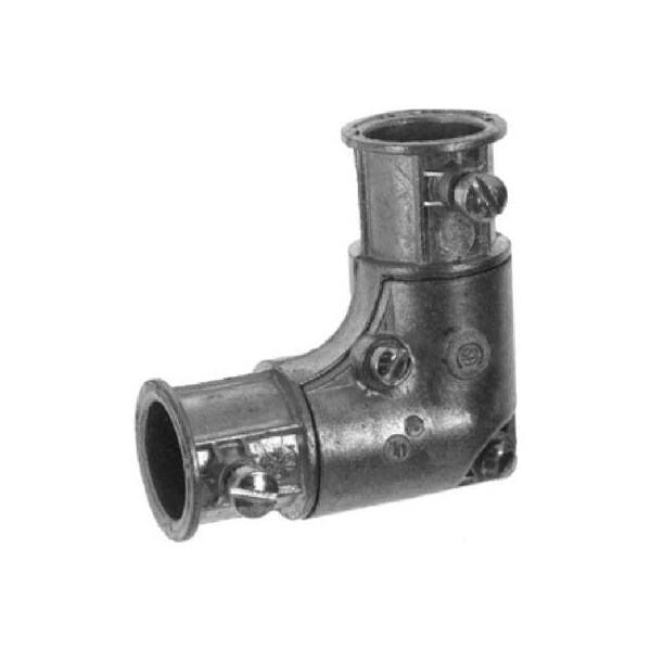 Halex Conduit Fitting Elbow, 3/4 in, Die Cast Zinc - 14607