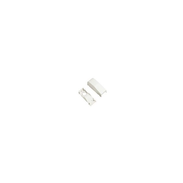 Panduit Raceway Fittings, 5.05'' x 1.94'' x 1.88'', White, Rigid PVC, Snap-On Mount, Power Rated, Right Ang - RAEFXWH-X