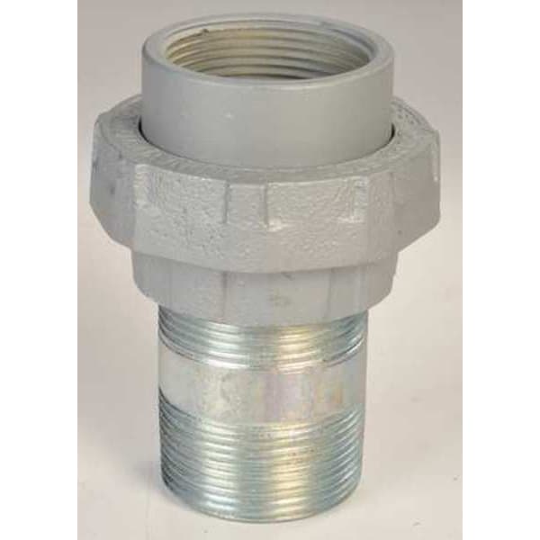 Appleton Electric Rigid Union, 3 in, Threaded, Copper, Powder Coated, Silver - UNY300R-A