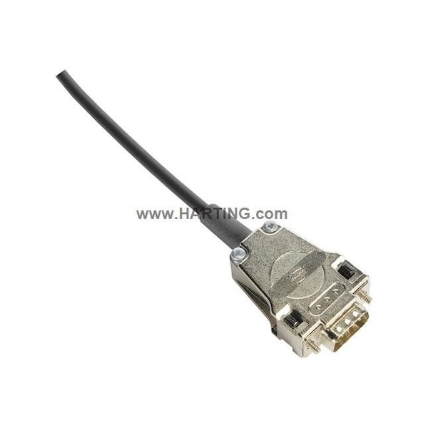 Harting D Sub Top Entry Metal Hood 9 P, PK 10 - 09670090344