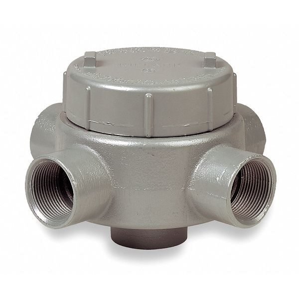 Hubbell Killark Conduit Outlet Body, Iron, XAT - GECXAT-3M