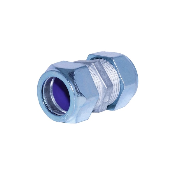 Gampak EMT Coupling, Compression, Die Cast Zinc, Red - 49861