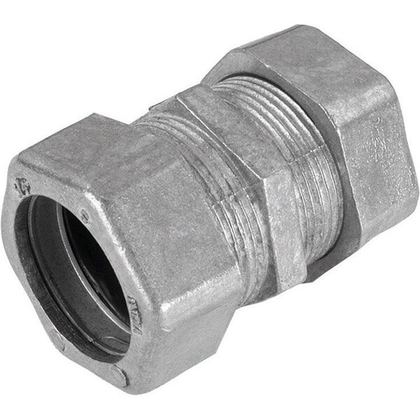 Gampak EMT Coupling, Compression, Die Cast Zinc, Red - 49861