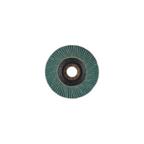 Arc Abrasives 4-1/2" x 7/8" T27 - Disco de láminas de fibra de vidrio SZA de cara plana, grano 120 - 10827FF