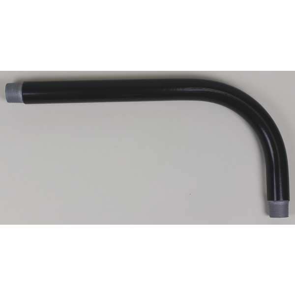 Calbond Conduit Fitting 90 Deg Elbow, 1/2 in, PVC, PVC Coated, Black - PV0590YL00