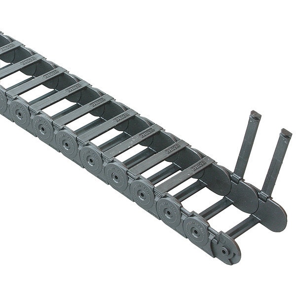Kabelschlepp Uniflex(TM), Open, Nylon, Width 75mm, 1Ft - 0250.030.065.0451