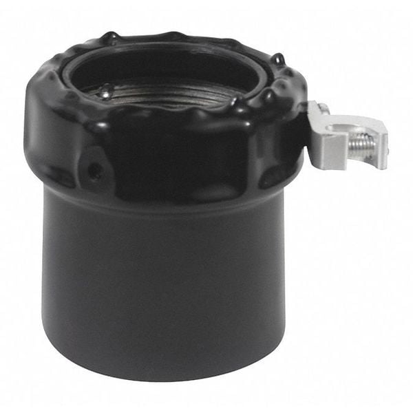 Calbond Conduit Fitting Bushing, 4 in, PVC, PVC Coated, Black - PV4000GLL10