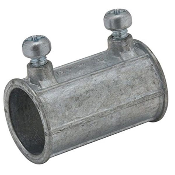 House Emt Set Screw Coup Zinc, 0.75 in. - HO3274398