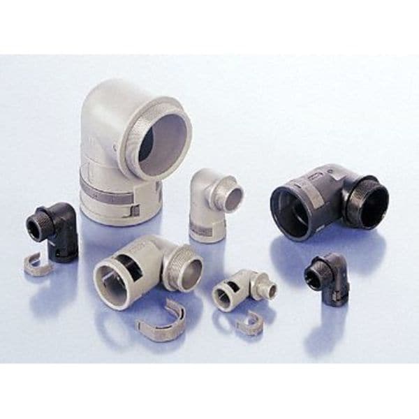 Energy Chain Elbow 90 deg., 0.510 in., Black, Polyamides - I-BVWD-P090GT