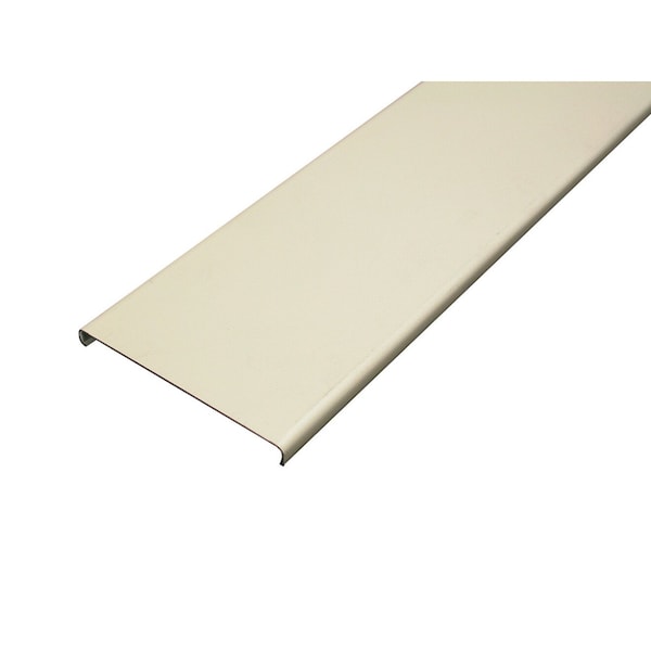 Legrand Cover Plate Raceway, 3000 Series, 1;2 Channel, 2-3/4 in W, 1/4 in H, 5 ft L, Ivory - V3000CE