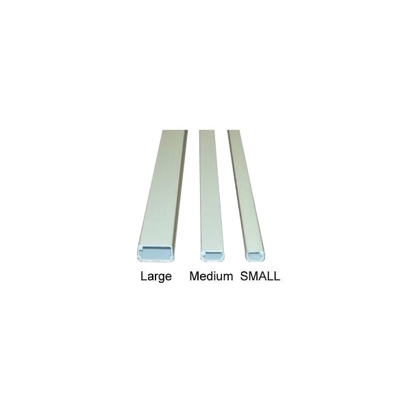 Electriduct Small Latching Cable Raceway (375 Series)- 5ft- Black- 20 Pack - SR-CASE-375-5-BK