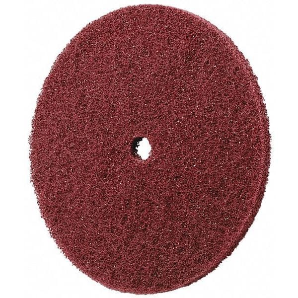 Disco de fibra Scotch-Brite, 4" de diámetro, 1/2" de agujero de montaje - 7100143478