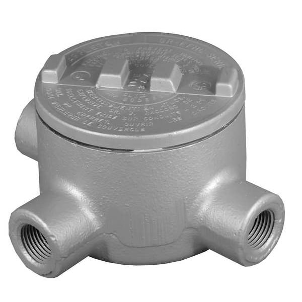 Appleton Electric Conduit Outlet Body, Iron, 1-1/4 In. - GRT125