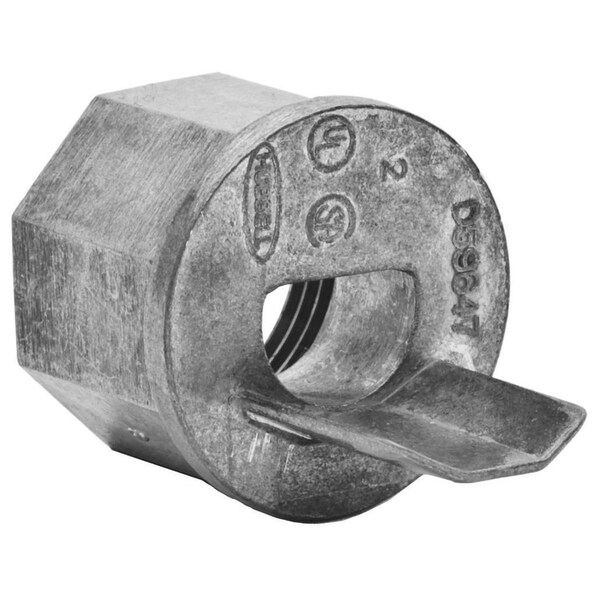 Hubbell Wiring Device-Kellems Conduit Connector, Gray, Connectors - HBL5782A
