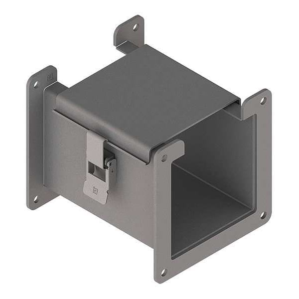 Nvent Hoffman Straight Section Wireway, 12 Rating, Steel, Powder Coated - F22L06