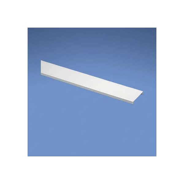 Panduit Cover Plate Raceway, T-70 Series, 2.76 in W, 0.36 in H, 8 ft L, White - T70CWH8